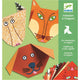 Djeco Origami kreativt sæt med klistermærker Dyr