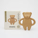 Moonie naturgummi babybidering Cappuccino