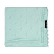 LullaLove Åbent baby tæppe 80x100 cm daisy mint