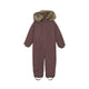 En Fant Børns vinteroveralls Kunstig pels Rose Taupe