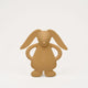 Moonie naturgummi babybidering Cappuccino Rabbit