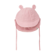 Huttelihut Baby sommerhat af bomuldsmuslin med bjørneører Pale Mauve