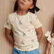Liewood T-shirt til piger Apia Printed Peach / Sea shell