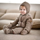 Mikk line merinould baby jumpsuit Melange Denver