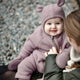 Mikk line merinould baby jumpsuit Twilight Mauve