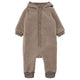 Mikk line baby jumpsuit med merinouldhætte Melange Denver