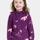 Didriksons Børns sweatshirt med lynlås Monte Winter Ocean Purple
