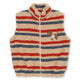 Konges Slojd børnevest med broderet Joddy Teddy Tangerine Stripe-print