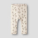 Lil' Atelier Baby leggings rib NBFGAYO Turtledove Artichoke