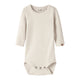 Lil' Atelier Langærmet body rib Turtledove