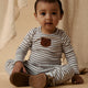 Lil' Atelier Baby Body Slim Langærmet Kokosmælk NBMTONTO