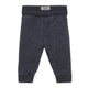 Huttelihut Joggingbukser i uld Wollfleece Ombre Blue Melange