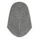 Huttelihut Børneelefanthue i ribstrikket uld Medium Grey Melange
