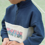 Konges Slojd Sweatshirt til drenge med halv lynlås Lou Spellbound