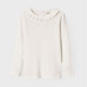 Lil' Atelier Langærmet t-shirt til piger NMFRACHEL, Coconut Milk