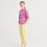 Bobo Choses Børns joggingbukser med print Lysegul
