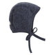 Huttelihut Babyhjelm i uldfleece Ombre Blue Melange