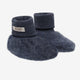 Huttelihut Babysko uldfleece i merinould Ombre Blue Melange