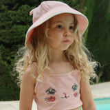 Konges Slojd Solhat til piger Kitty Powder Pink