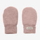 Huttelihut Babyluffer i merino uldfleece Mahogany Rose