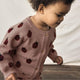 Lil' Atelier strikjakke til babyer Regular Fit Misty Rose NBFLULIO