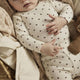 Lil' Atelier Langærmet babybody slim fit Turtledove Ladybug NBNLAGO