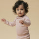 Lil' Atelier langærmet baby slim body Misty Rose NBFRACHEL
