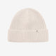 Huttelihut Børnehue strikket uldhue Beanie Sand Melange
