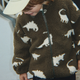 Konges Slojd fleecejakke til børn Joddy Teddy GRS Dino Silhouette
