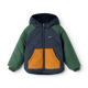 Liewood Vendbar børnejakke Jackson Garden Green Multi Mix