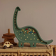Little Lights børnelampe Dino Diplodocus Mini Lampe militærgrøn