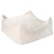 Wigiwama Square babypuf Ottoman Cream White
