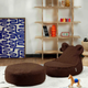 Wigiwama rund børneskammel Warm Hazel Ottoman