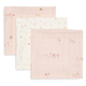 Jollein musselinbleer 31 x 31 cm Pretty Picnic, 3-pak
