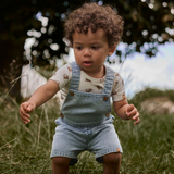 Lil' Atelier børnebukser i denim, Loose, Medium, Blue Denim, NBMFUNDA