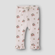 Lil' Atelier børneleggings med dekorative flæser Slim Morganite Strawberry NBFGAYO