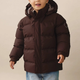 En Fant Quiltet børnejakke Quilt Solid Coffee Bean