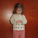 Konges Sløjd Børnecardigan Belou Knit Cardigan Cream and Tulips